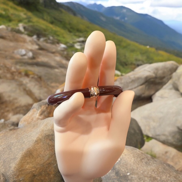 Milor Italy Black Panther Bangle Bracelet - Picture 2 of 6